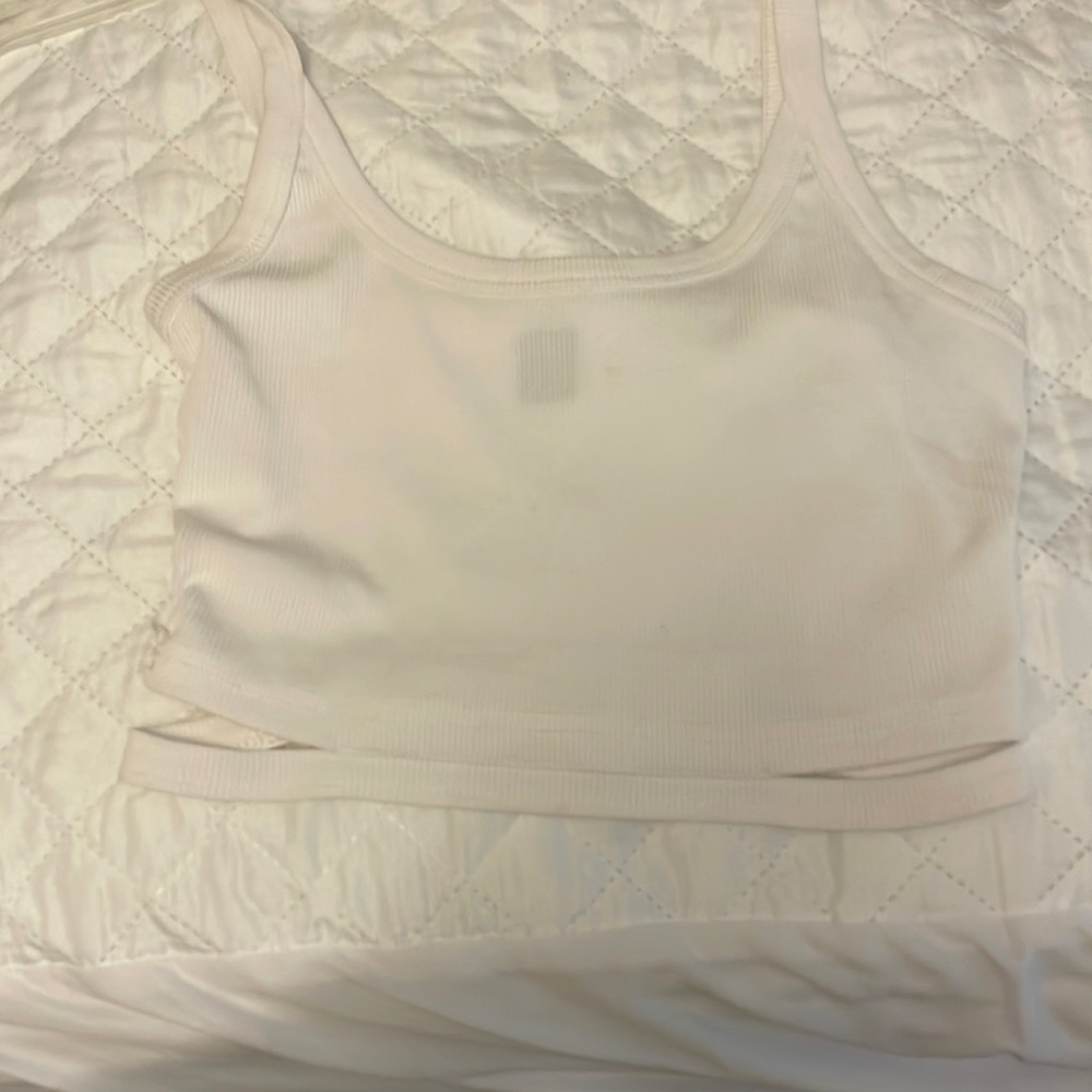 white cut-out shein